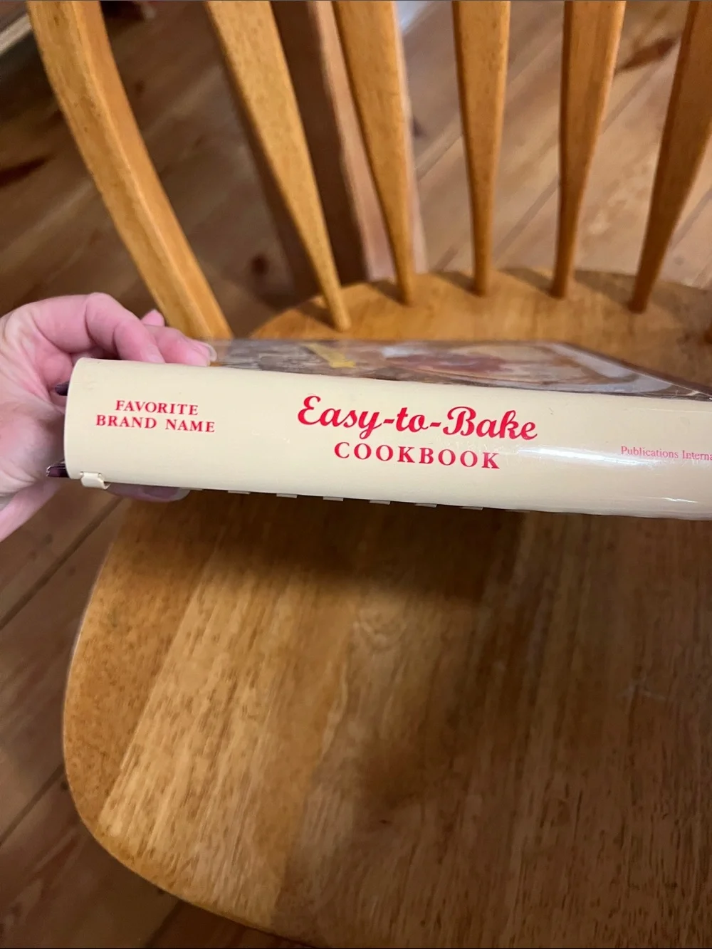 Easy-to-Bake Cookbook - Maroon Cover Favorite Brand Name